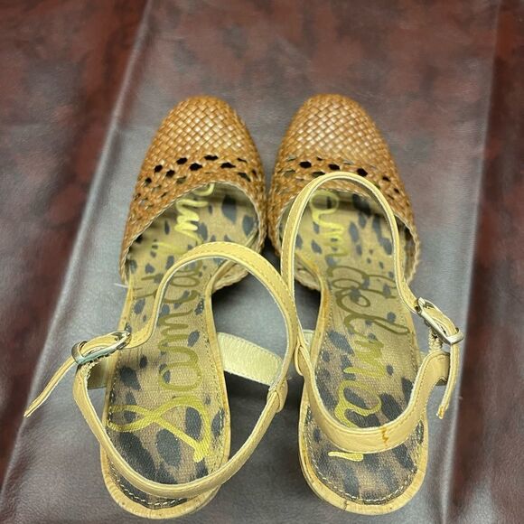 Sam Edelman Rella cork heel shoes, size 7 1/2 - Picture 6 of 12